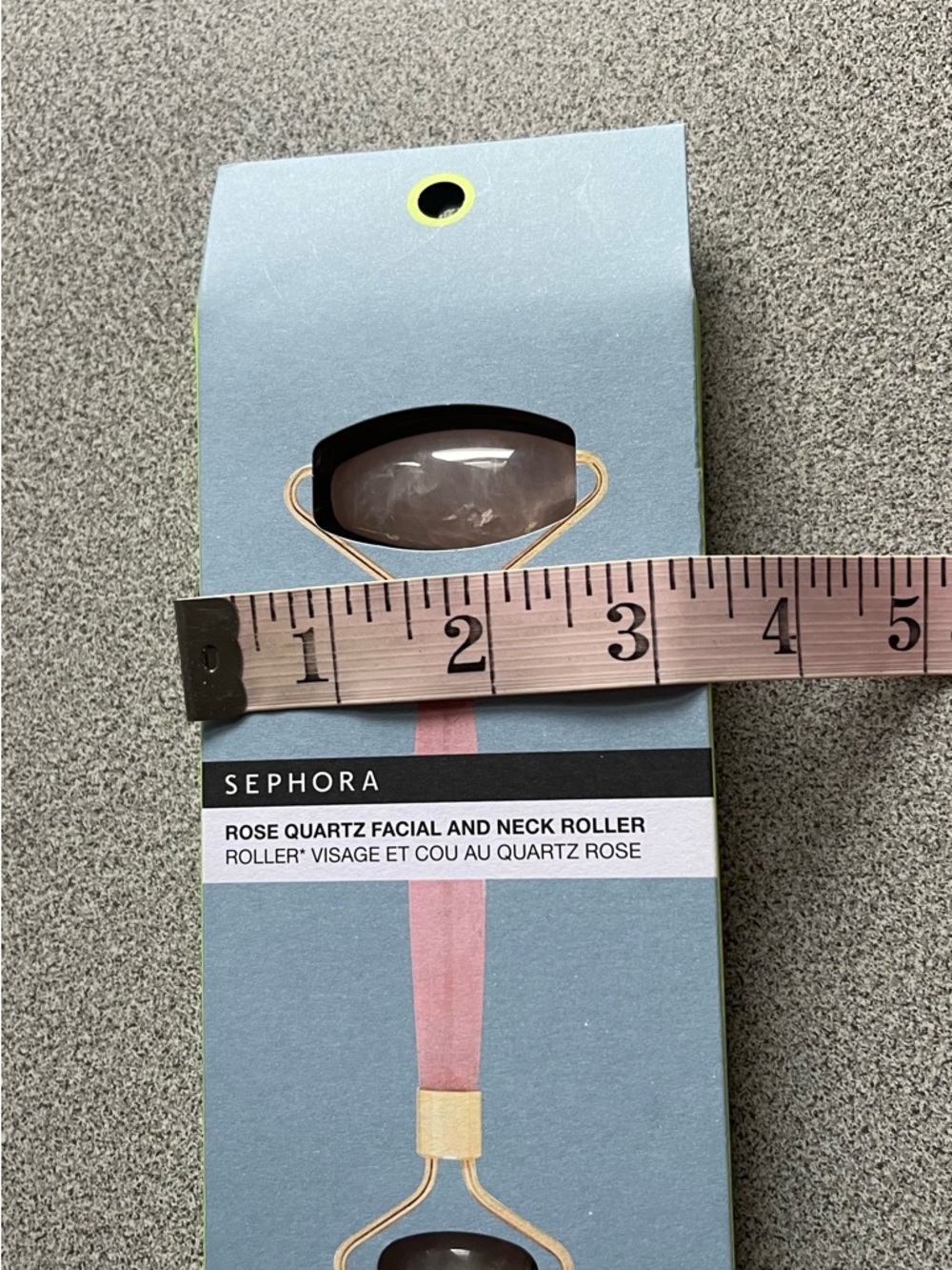 Sephora Pink & Gold Rose Quartz Facial & Neck Roller - Picture 8 of 8